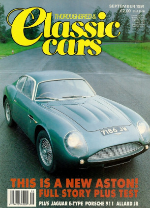 THOROUGHBRED & CLASSIC CARS 1991 SEPT - 911, E-TYPES, P6